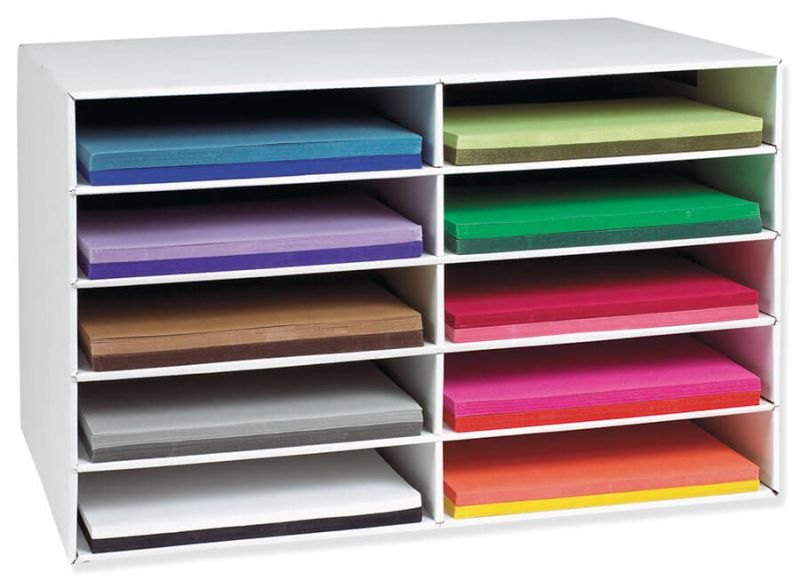 Childcraft Construction Paper Holder, 29-1/2 x 13 x 15 Inches